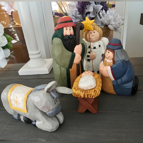 Eddie Walker Holiday Vintage 5pc Eddie Walker Nativity Set Poshmark